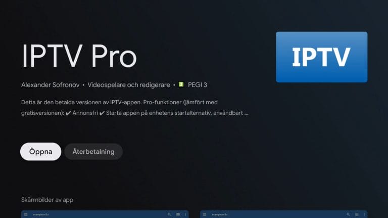 Smart TV IPTV Pro Logo SvenskIPTV